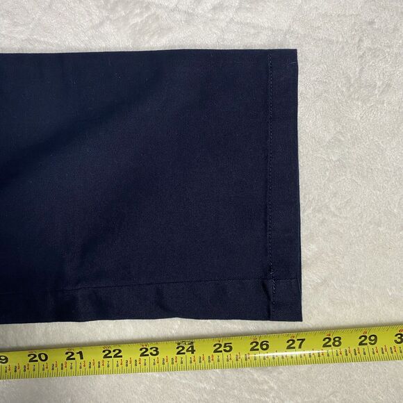 The Children's Place Boys Size 12 Husky Navy Flat Front Straight Leg Chino Pants - Picture 6 of 6